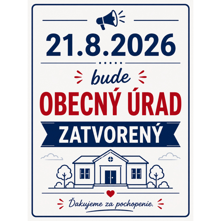 Obecný úrad - ZATVORENÝ 