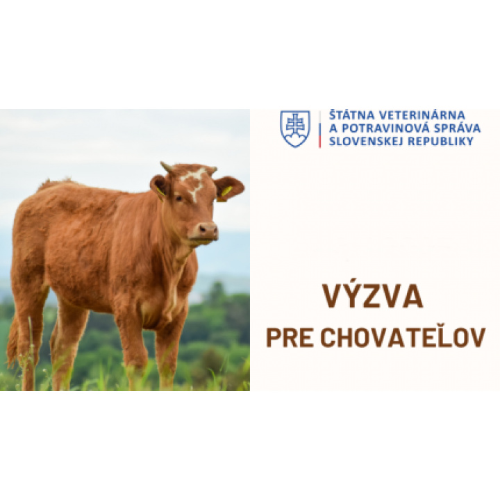 VÝZVA  k registrácií chovu do CRHZ